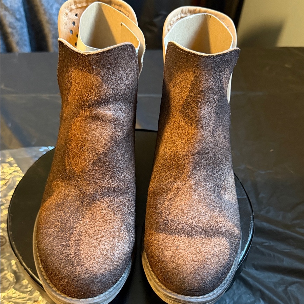 Circle G Ladies Size 9 LD Chocolate Cutout ShortieBoots